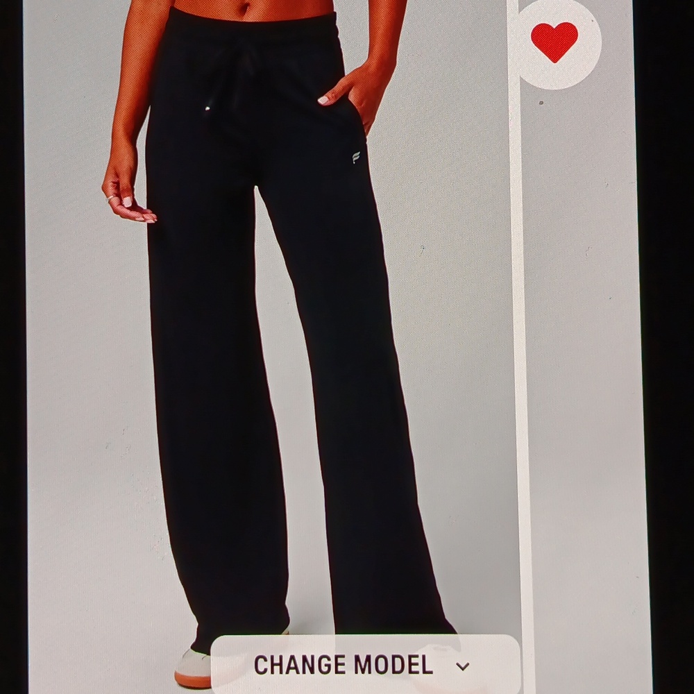 NWT-FABLETICS, Cloud Jersey Wide Leg Pant